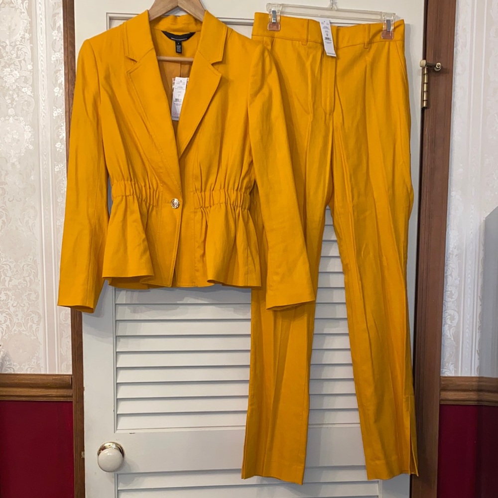 WHBM Gold Pantsuit XS 2-4